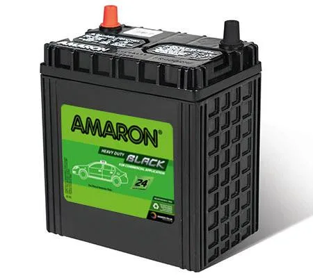 Amaron AAM-BL-0BL400LMF battery — Side view
