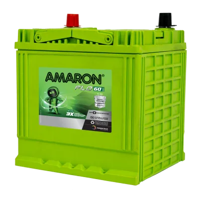 Amaron Flo BH 45D20L battery — Side view