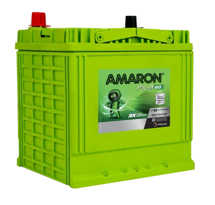 Amaron Flo BH 45D20L battery — Top view