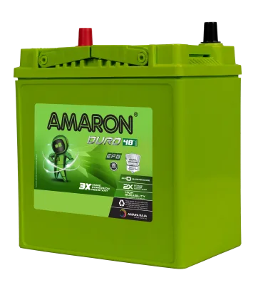 Amaron Duro EFB 60B20L battery — Side view