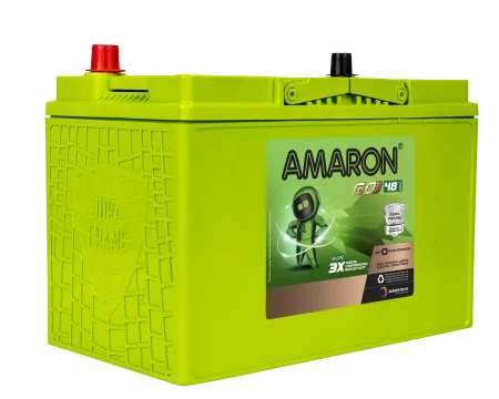 Amaron Go 135D31L battery — Top view