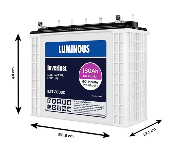 Luminous Inverlast ILTT 20060 battery — More views