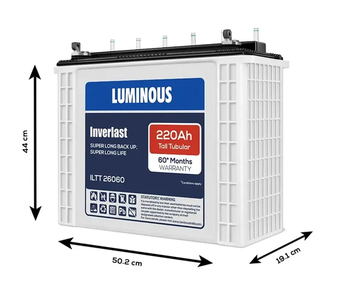 Luminous Inverlast ILTT 26060 battery — More views