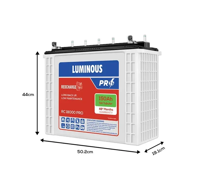 Luminous Red Charge RC 18000 Pro battery — More views