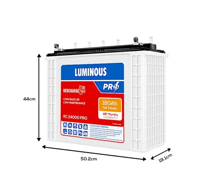 Luminous Red Charge RC 24000 Pro battery — More views