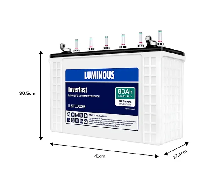 Luminous Inverlast ILST 10036 battery — More views
