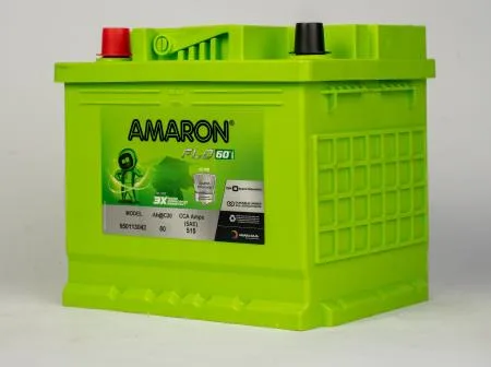 Amaron AAM-FL-550113042R battery — Top view