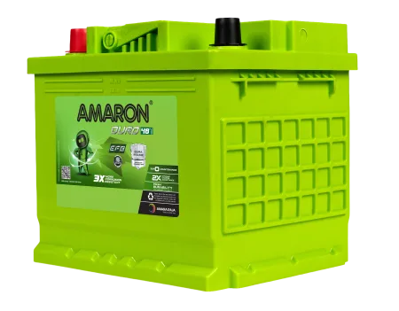 Amaron Duro EFB DIN47R battery — Side view