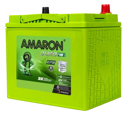Amaron AAM-DR-EF100D23R battery — Side view