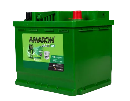 Amaron Pro AGM DIN50L battery — Side view