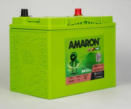 Amaron Go 95D26R battery — Side view