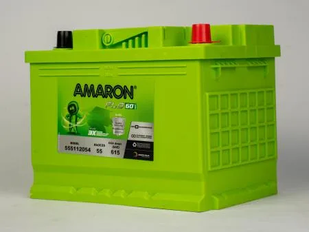 Amaron AAM-FL-555112054 battery — Top view