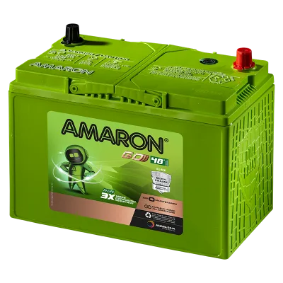 Amaron Go 135D31R battery — Side view