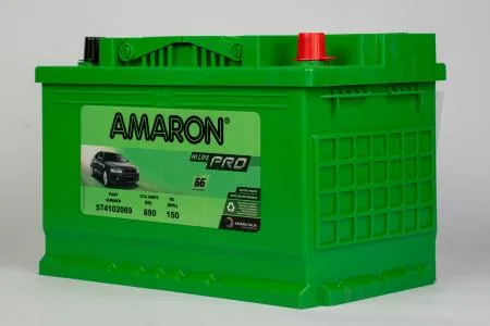 Amaron AAM-PR-574102069 battery — Top view