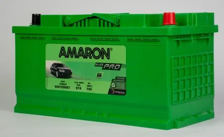 Amaron AAM-PR-600109087 battery — Top view