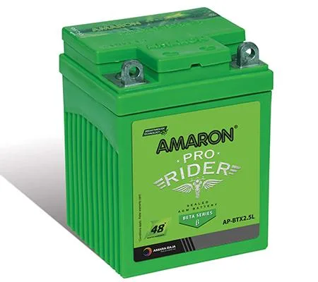 Amaron ABR-PR-12APBTX25 battery — Side view
