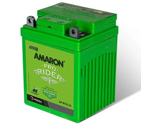 Amaron ABR-PR-12APBTX25 battery — Top view