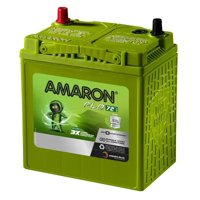 Amaron Flo 42B20L battery — Side view