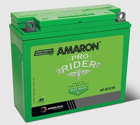 Amaron ABR-PR-12APBTX7R battery — Side view