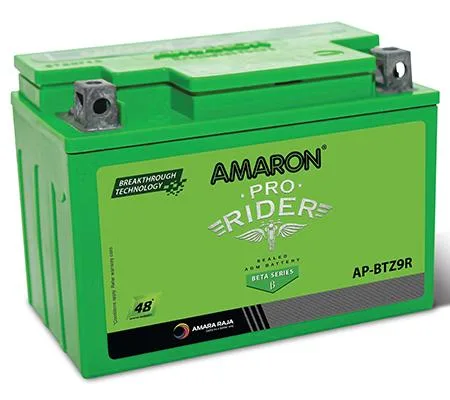 Amaron ABR-PR-APBTZ9R battery — Side view