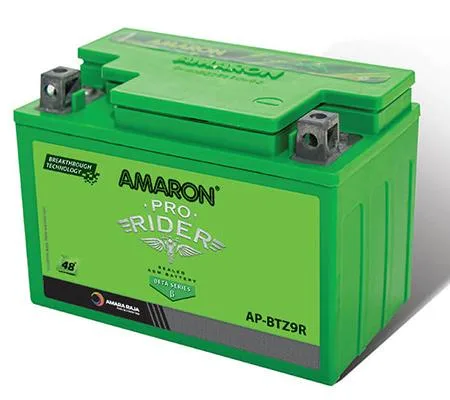 Amaron ABR-PR-APBTZ9R battery — Top view