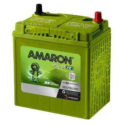 Amaron Flo 42B20R battery — Top view