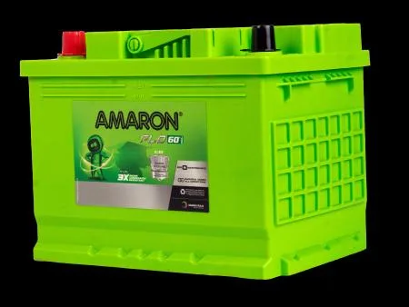 Amaron AAM-FL-555111054 battery — Top view