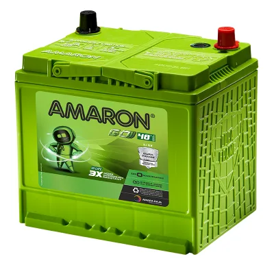 Amaron Go 105D26R battery — Top view